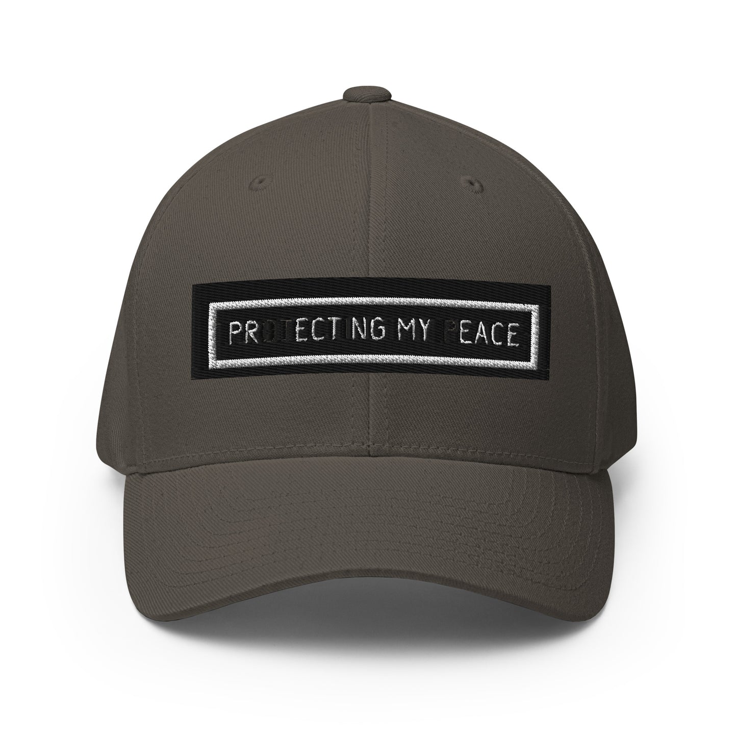 Protecting My Peace Bar Structured Twill Cap