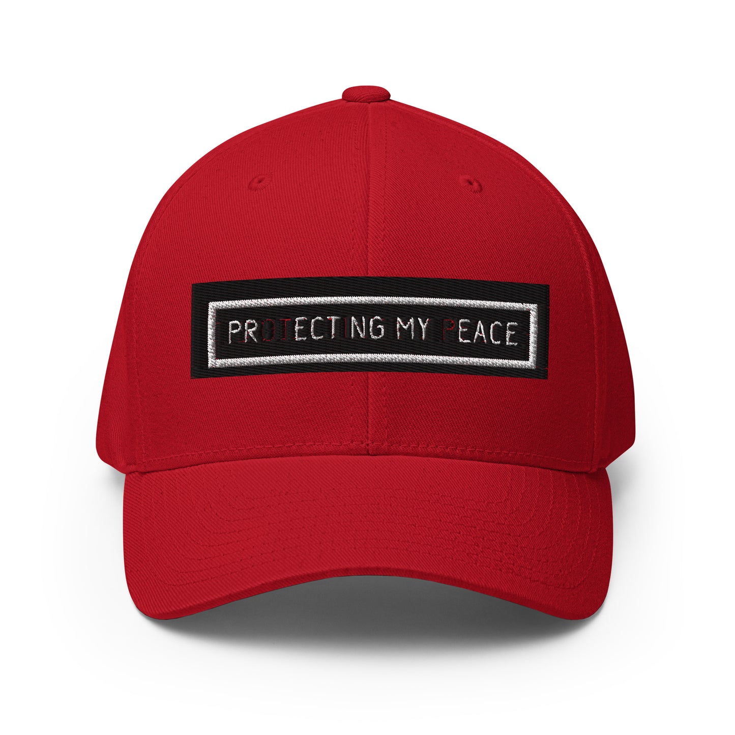 Protecting My Peace Bar Structured Twill Cap